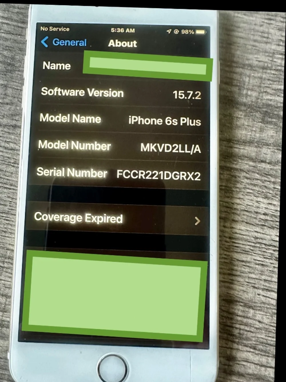 LIKE NEW: ISO Apple Iphone SmartPhone 6S Plus Gold with 64GB